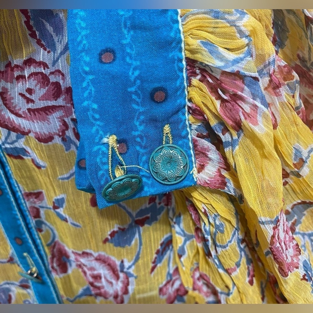FREE PEOPLE Rosebud Print Mix Mini Tunic Dress - Picture 5 of 9